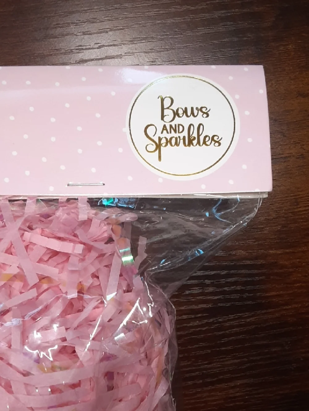 Bows and Sparkles gift basket